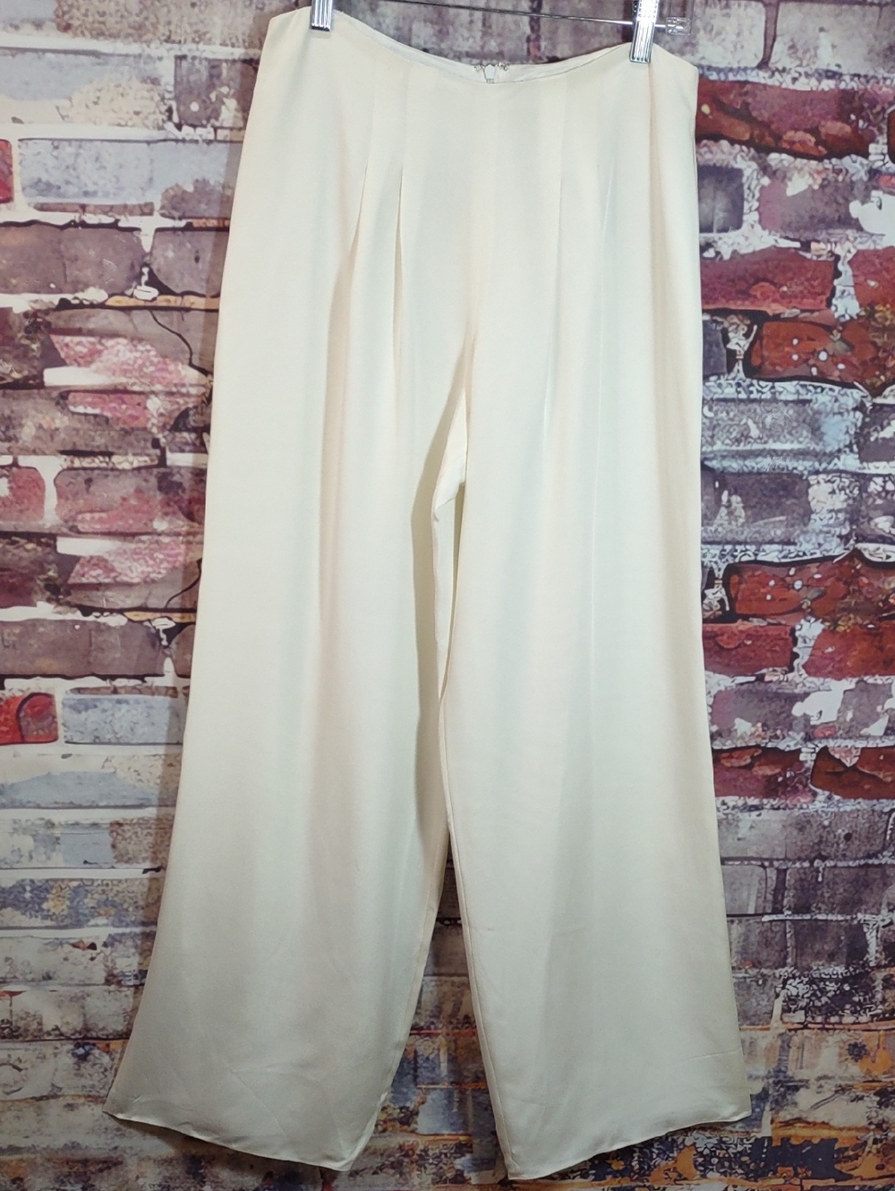 Flores & Flores Silk Wide-Leg Pants